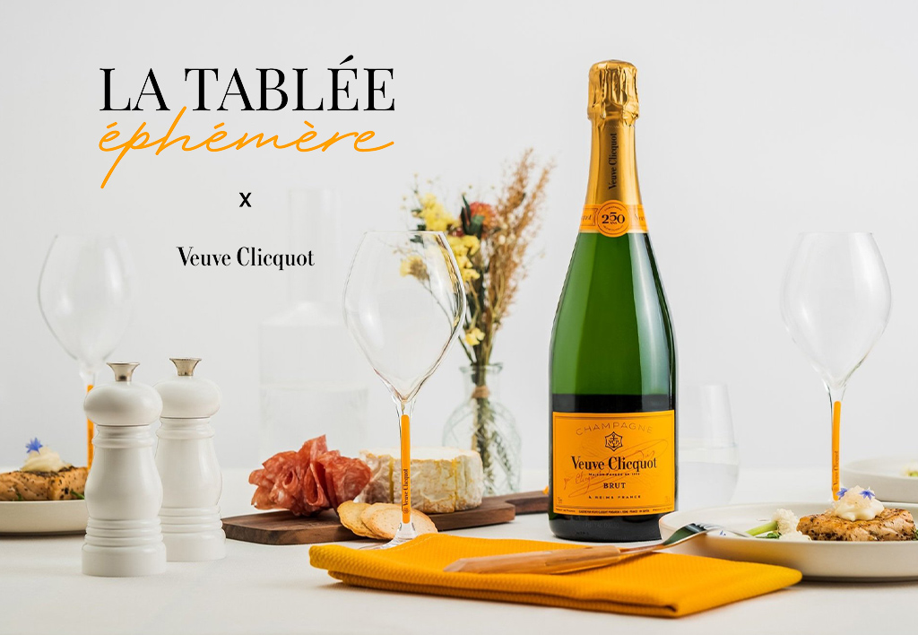 La Tablée Éphémère X Veuve Clicquot